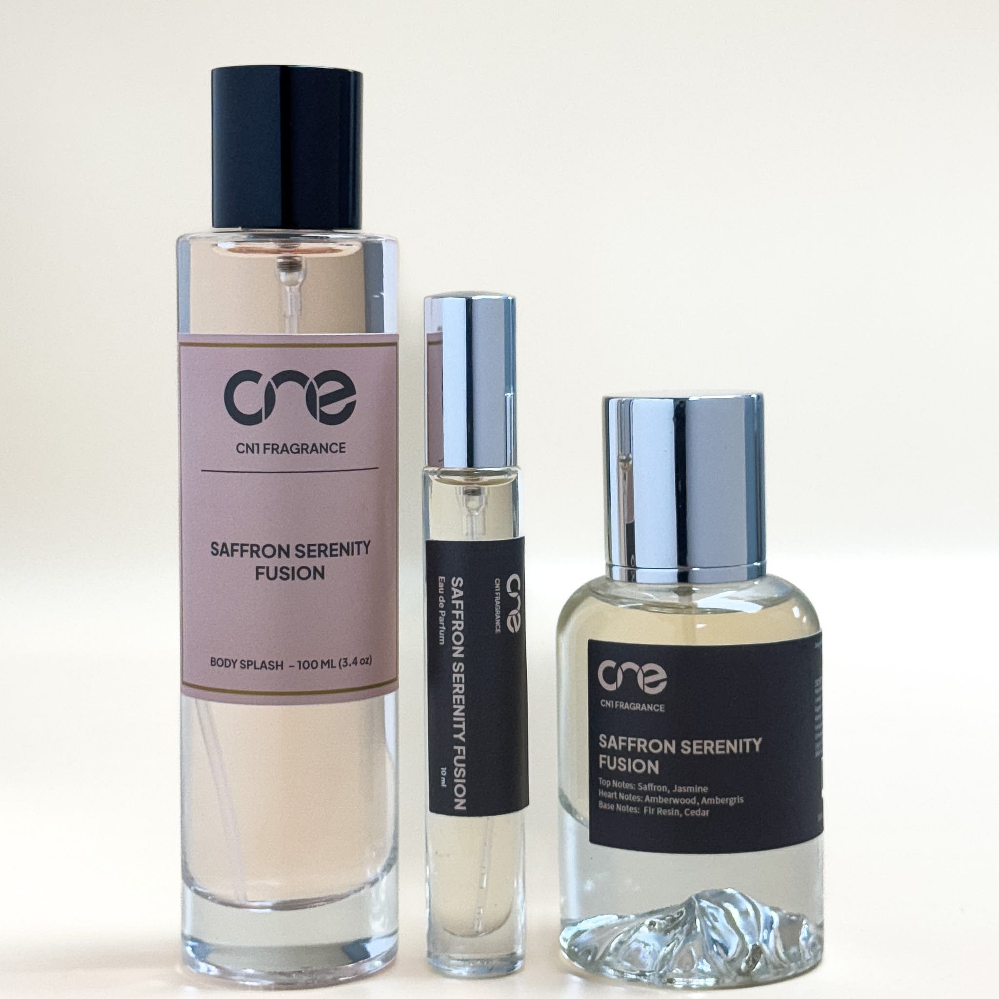CN1 Fragrance Unisex Set Saffron Serenity Fusion Set